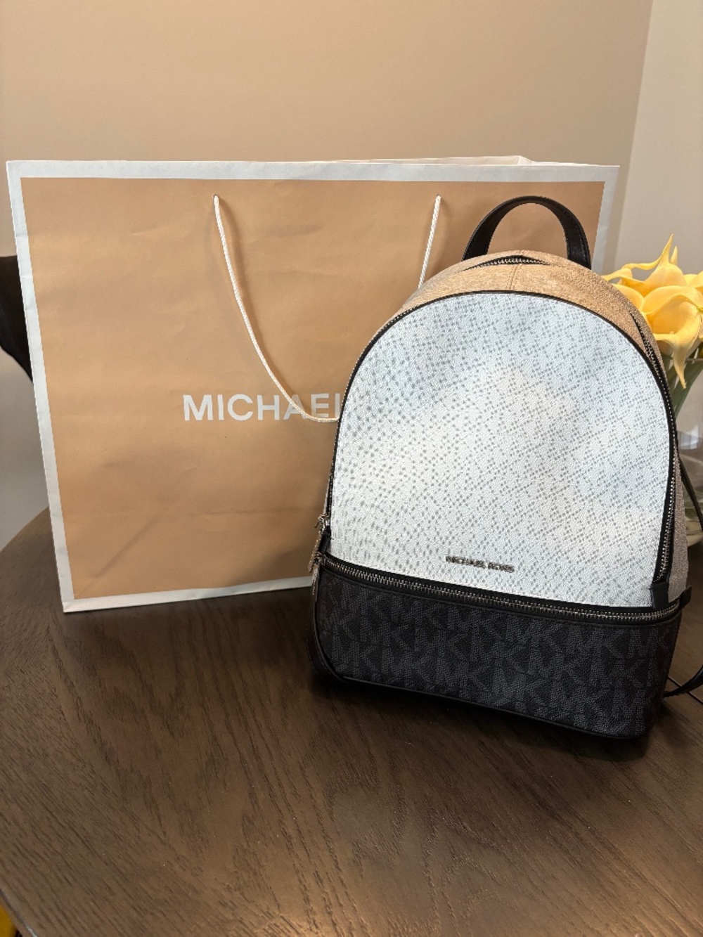 Brand new with tags Michael Kors Rhea backpack purse